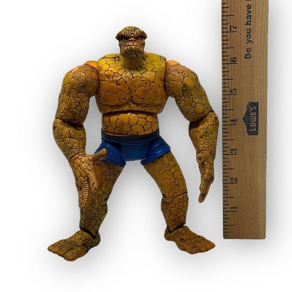Vintage 2002 Toy Biz Marvel Legends Series 2 Action Figure The Thing 6” #529 - Picture 8 of 8